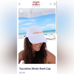 Vacation Mode Dad Cap